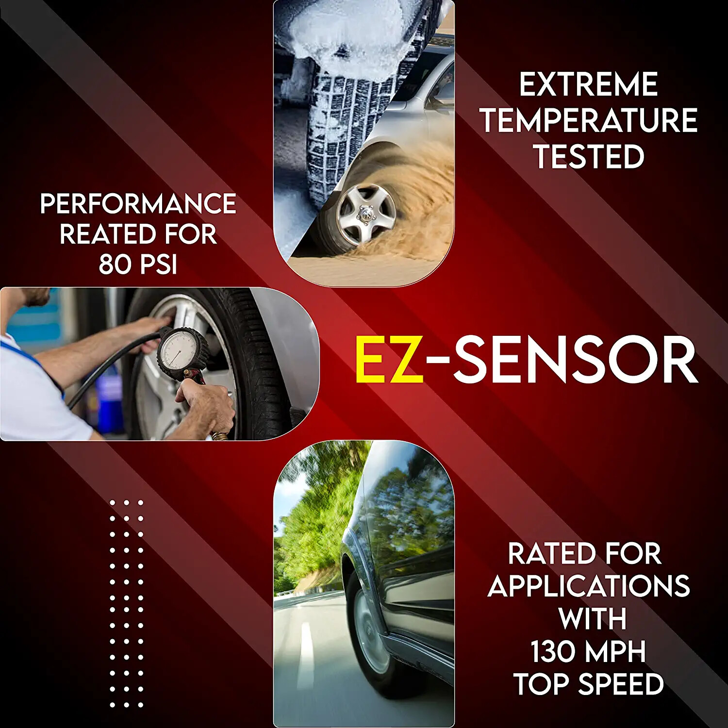 SCHRADER 33500 EZ-SENSOR ****12-PACK**** UNIVERSAL PROGRAMMABLE TPMS 315+433 MHZ