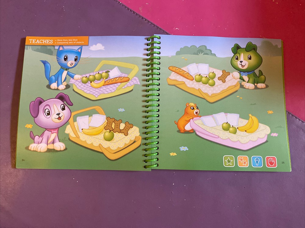 LeapFrog Leap Start 3D Preschool book — SCOUT & FRIENDS MATH PROBLEM SOLVING