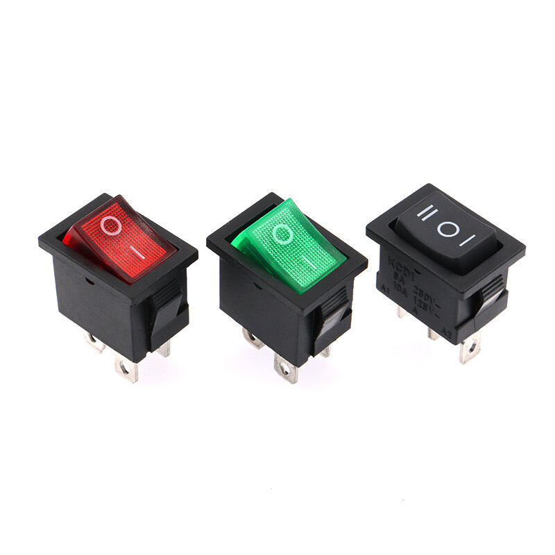 Rectangular Rocker Switch 2/3 Position SPST 125V 250V 6A/10A KCD1 ON OFF