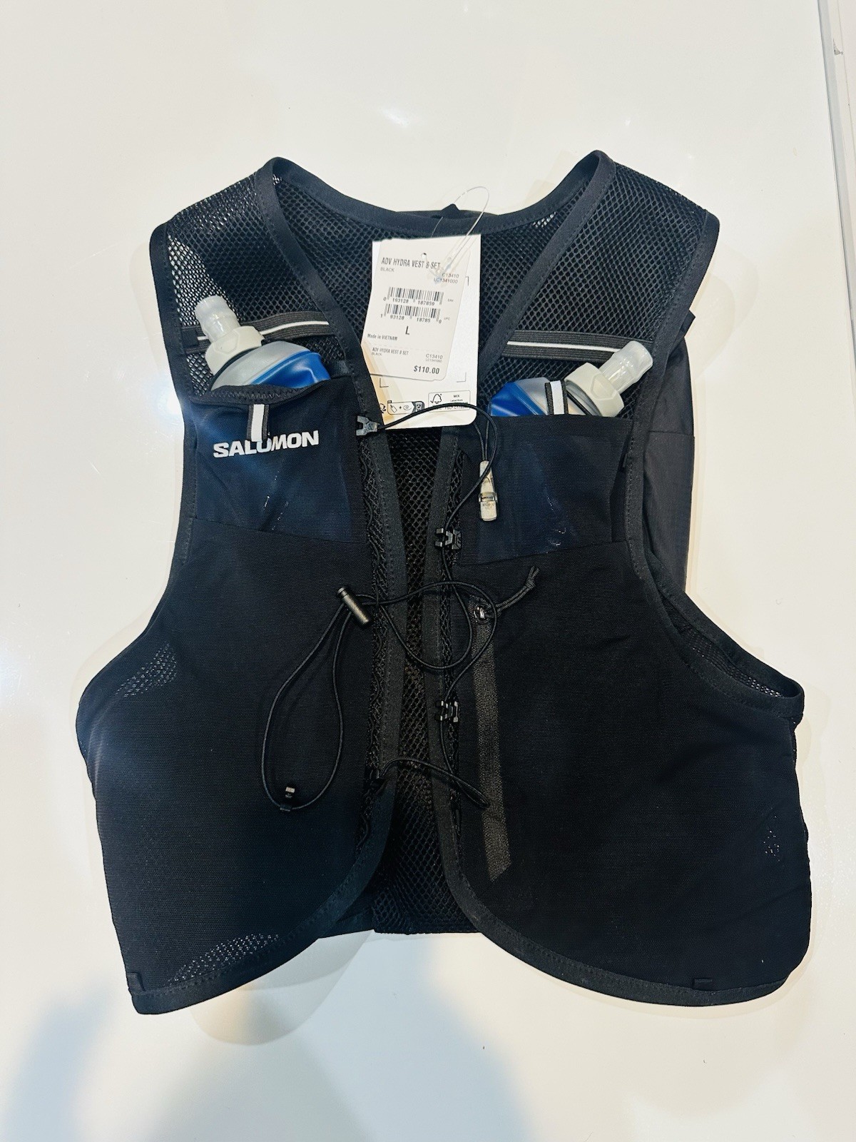 Salomon ADV HYDRA VEST 8 Running Hydration Pack Black Large