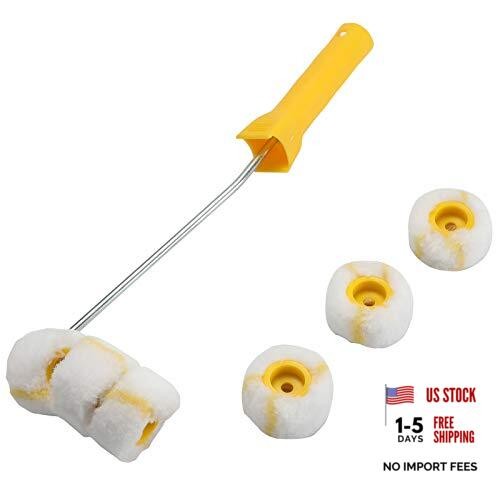 KUPOO with Frame, Pipe Painter Refill, Smart Roller Kit for Pipe Paint Roller