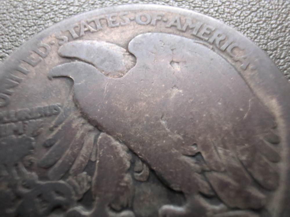 1917-D Reverse Mint Walking Liberty Half Dollar Circulated #C94