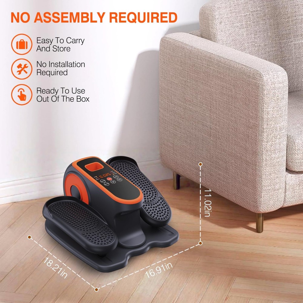 DUREXO Under Desk Elliptical Machine, Electric Leg Exerciser While Sitting fo...