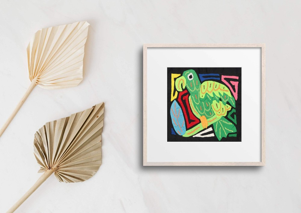 Multicolor Red And Green Bird Molita