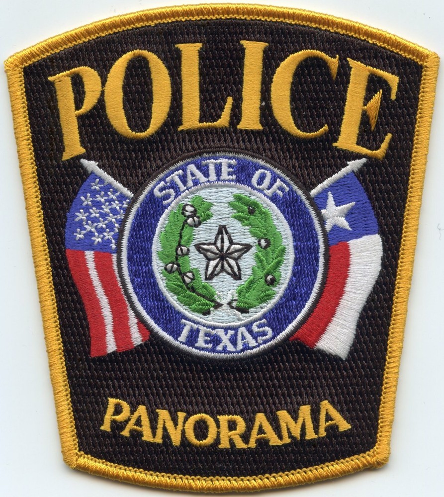 PANORAMA TEXAS TX State Flag POLICE PATCH