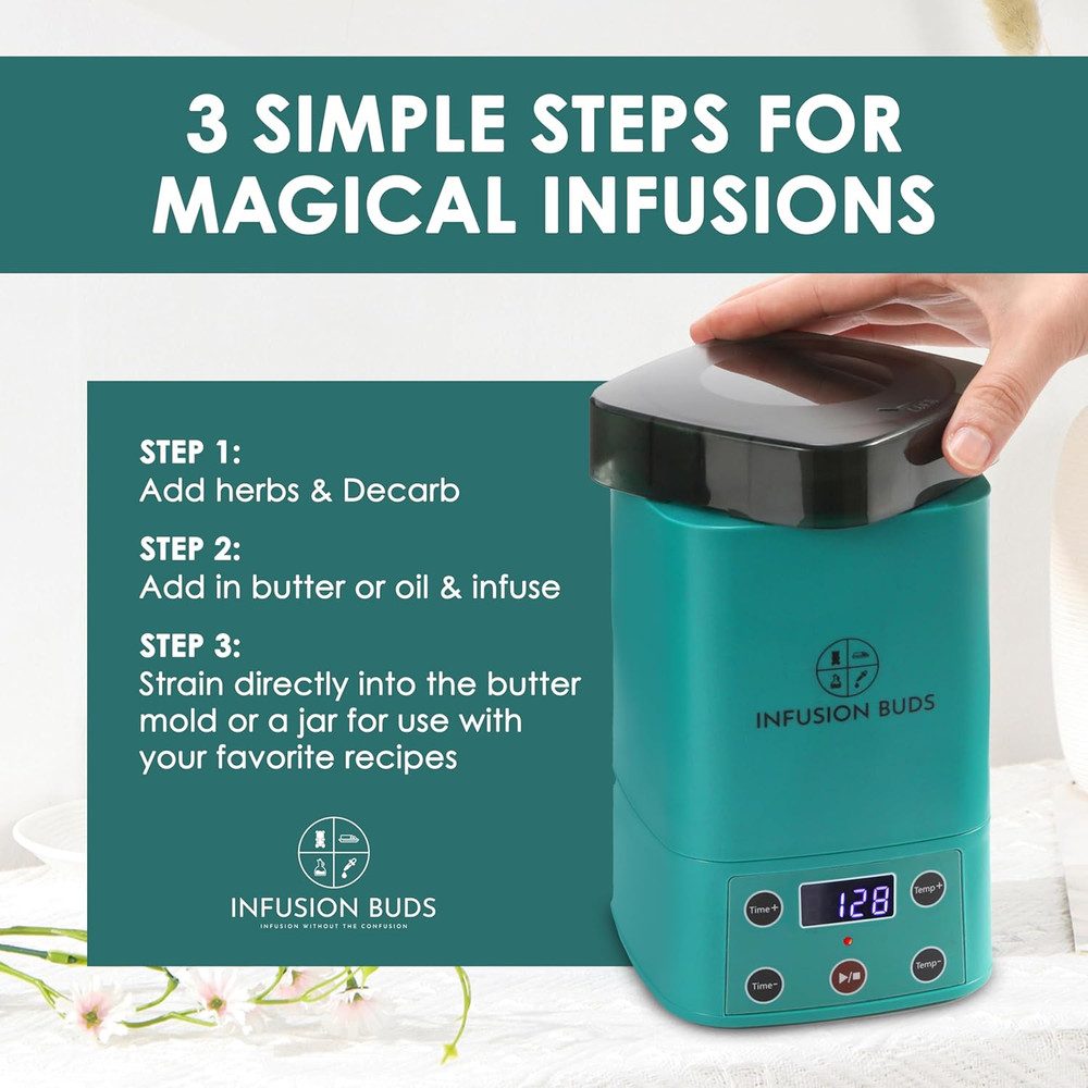 2-In-1 Decarboxylator & Infuser | Butter Maker Machine & Infuser -Compact Design