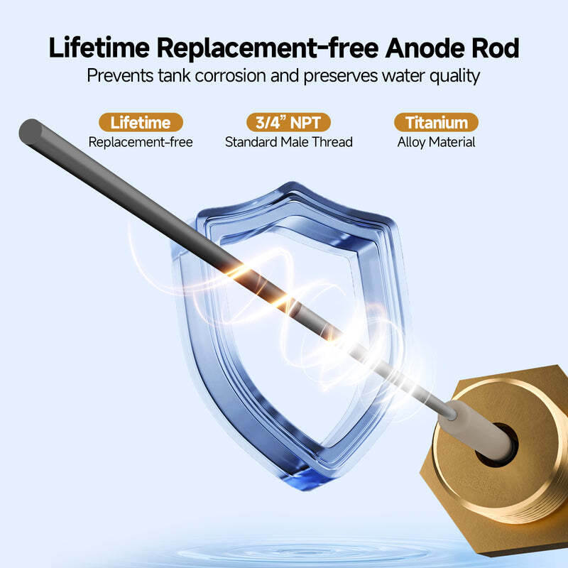 10 Gallon RV Water Heater Gas & Electric Tank for Suburban 10/12Gal. w/Anode Rod