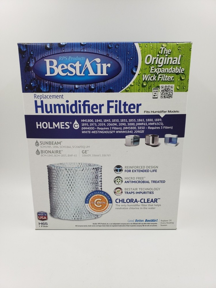 BestAir Replacement Expandable Wick Humidifier Filter H65