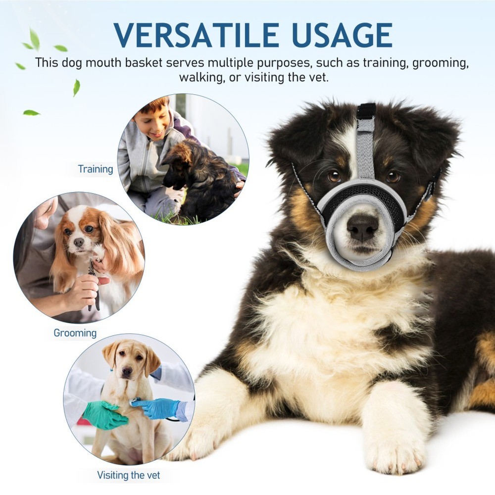 Muzzle for Medium Sized Dogs Small Barking Biting Prevention Breathable