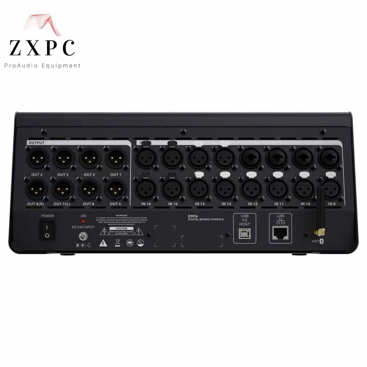 LASE DM16 PRO Multi-Functional Digital Mixing Console W/ 8 Effects 8 XLR Output