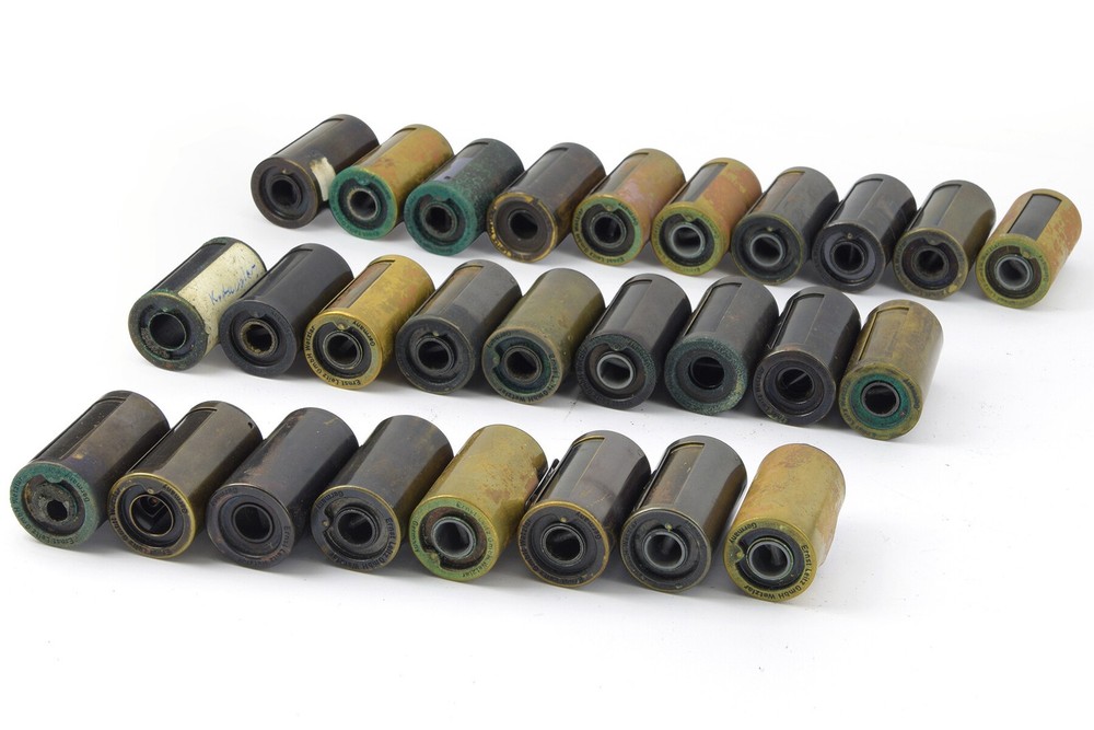 27pcs Leica Spools in Plastic Cases