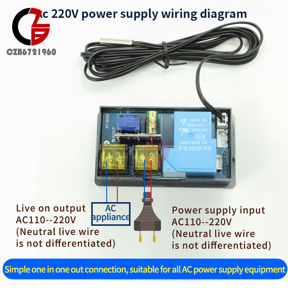 WIFI Remote Thermostat Digital Smart Automatic Temperature Controller with Probe