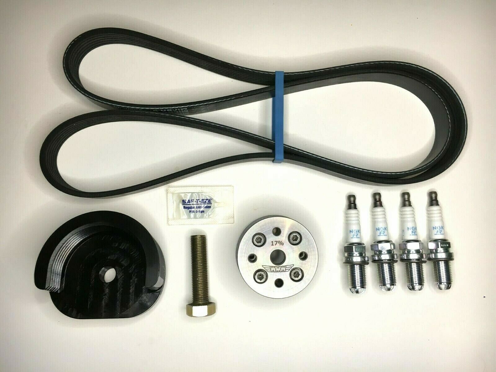 WMW 17% Supercharger Reduction Pulley Kit for R53 2002-06 MINI Cooper S and R52