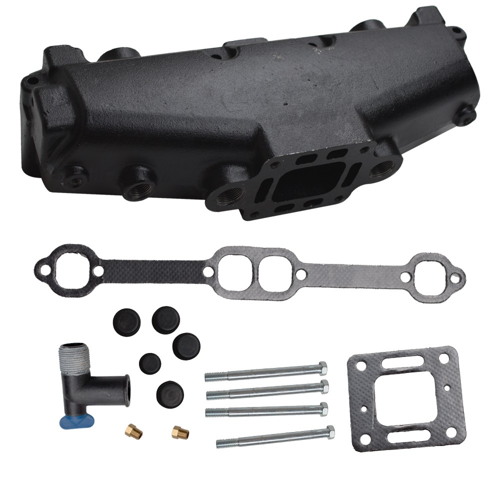 2Pcs Exhaust Manifold 860246Q11 for Mercruiser Marine 5.0 305 5.7 350 1983-2002