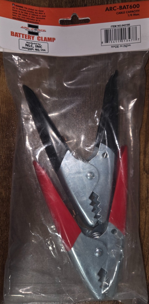 ARC-FORCE 042180 ARC-BAT600 BATTERY CLAMP SET