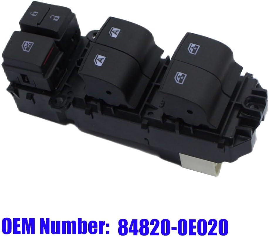 2014-21 Tacoma Highlander Front Left Driver Side Window Switch–Compatible