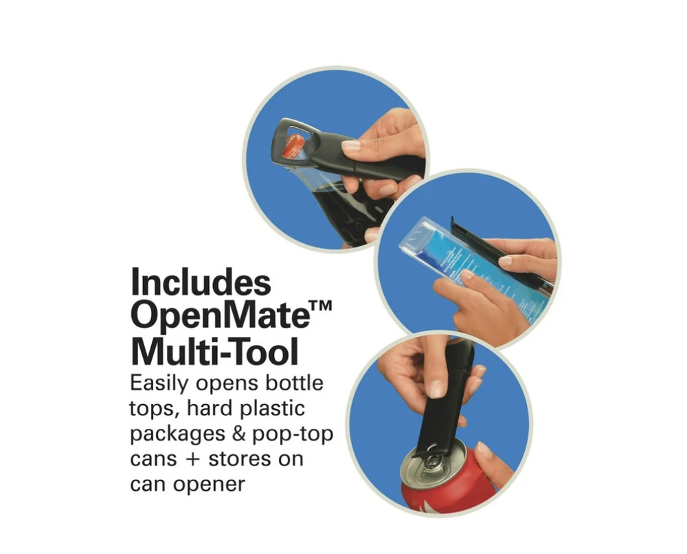 Hamilton Beach SureCut Automatic Electric Can Opener with Multi Tool, Stainless