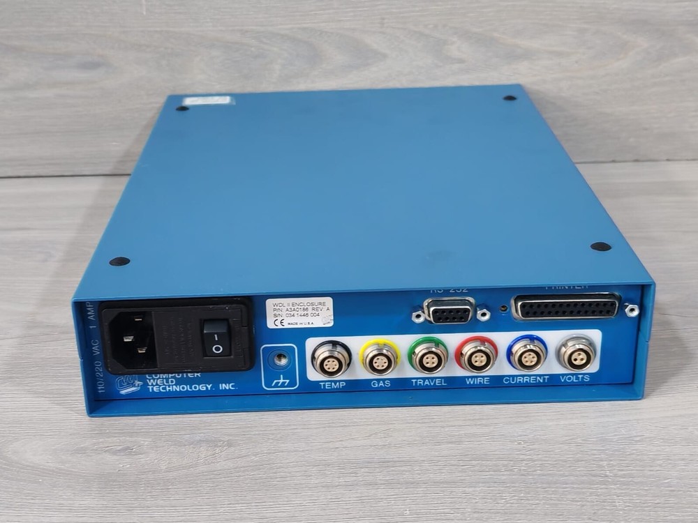 Computer Weld Technology WDL / Weld Data Logger II P/n: A3A0186 Rev. A