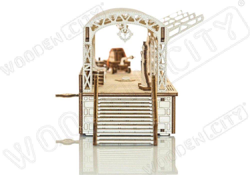 Railway Station - 3D Mechanical, Engineering Self-Assembled Puzzle