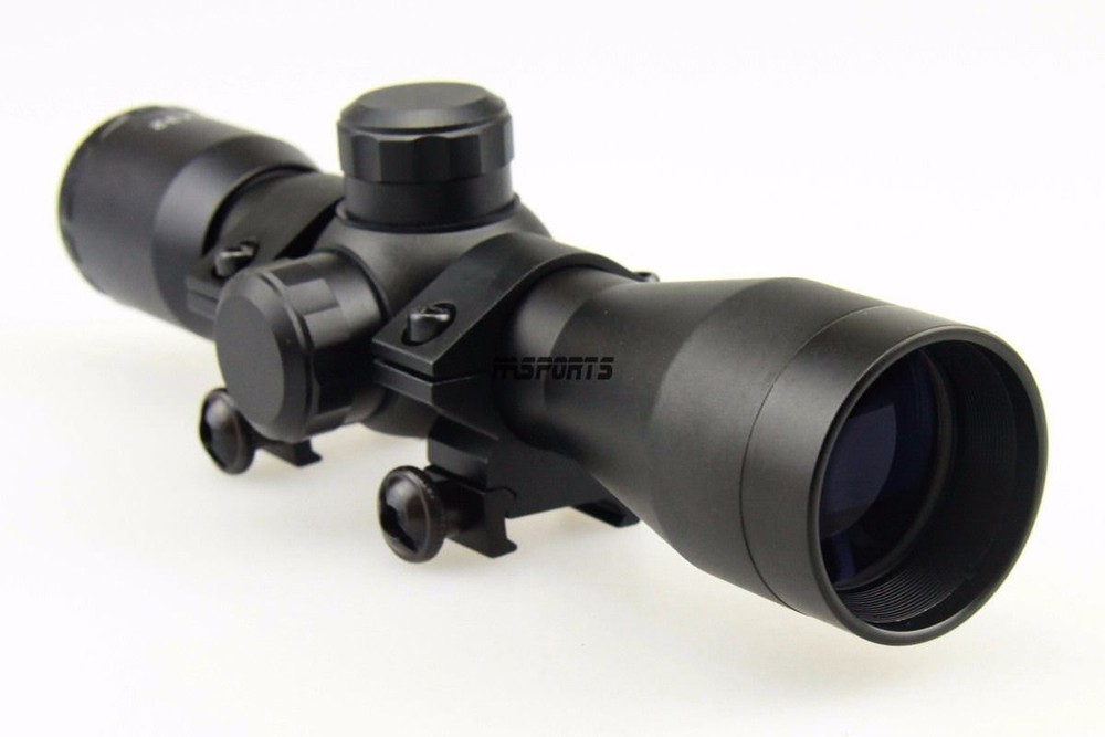 Tactical 4X32 Compact RANGEFINDER .223 .308 Scope /w Rings
