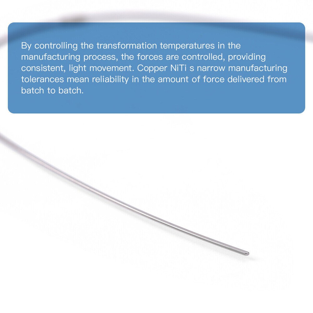 Dental Orthodontic Copper Cu-NiTi Arch Wire Stops Round/Rectangular Damonform