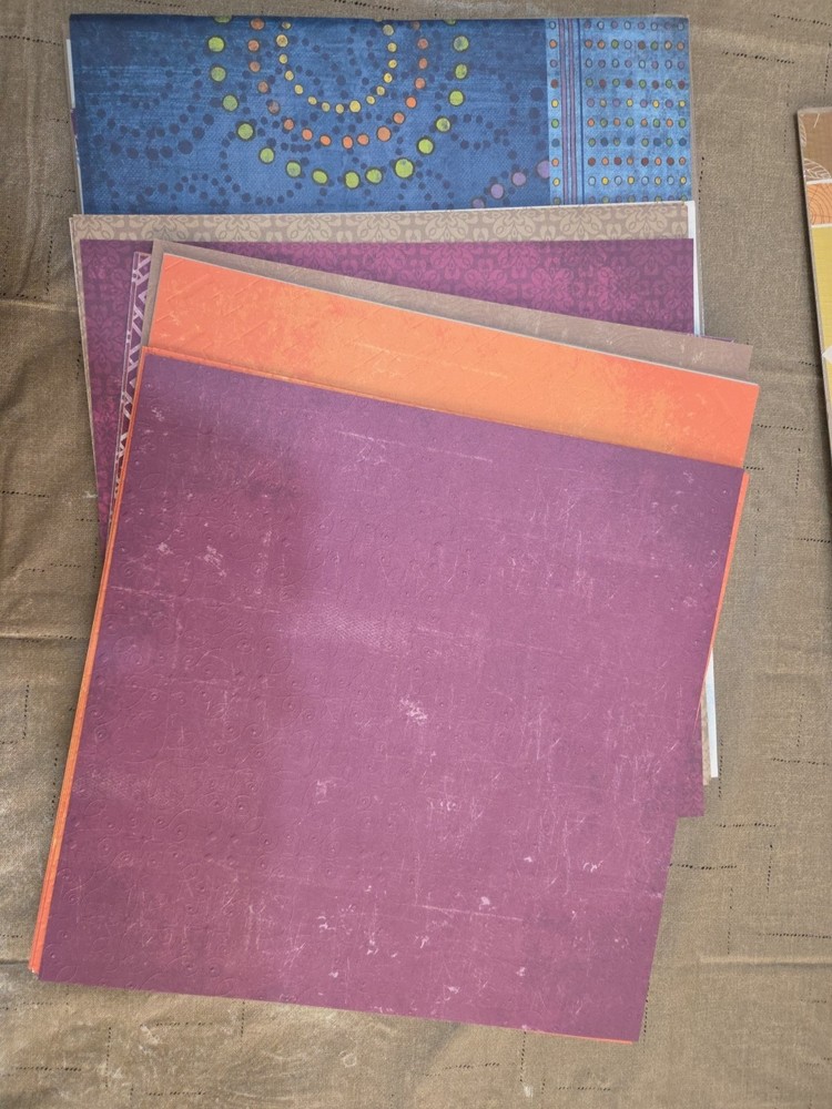Creative Memories 200+ Pieces Papers/Borders/Stickers Ect. Case Included