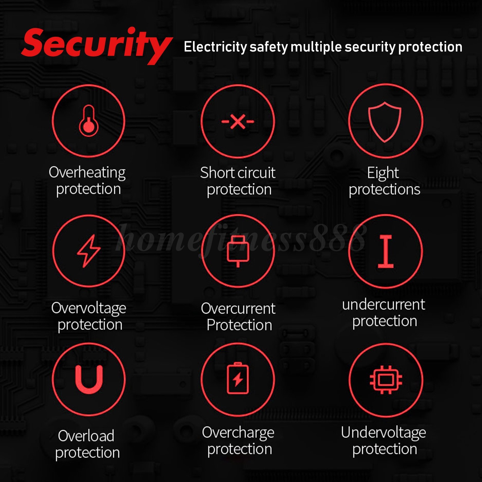 Pure Sine Wave Solar Converter 5000W Car Power Inverter DC 12V To AC 110V 4 USB