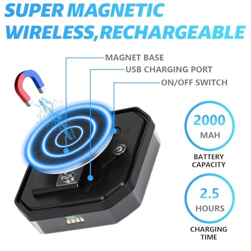 Upgraded Version Wireless Trailer Lights Magnetic Bluetooth Trailer Lights