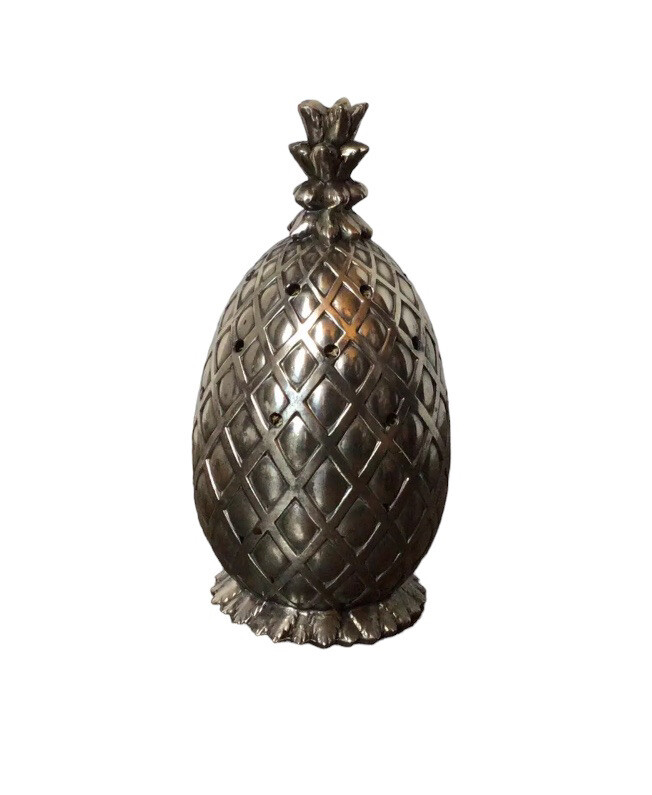 Eleanor Claire Design Pineapple Potpourri Statue - Silver Plate