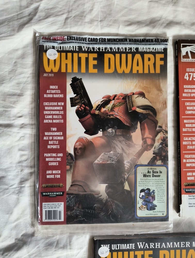 White Dwarf Munchkin Card Bundle 5 Issues + Exclusive Munchkin Promo Card