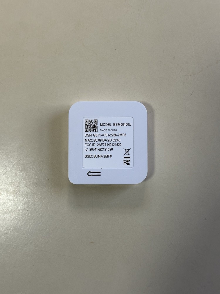 Blink Video Doorbell + Sync Module 2 Bundle – Doorbell NEW, Module Refurbished