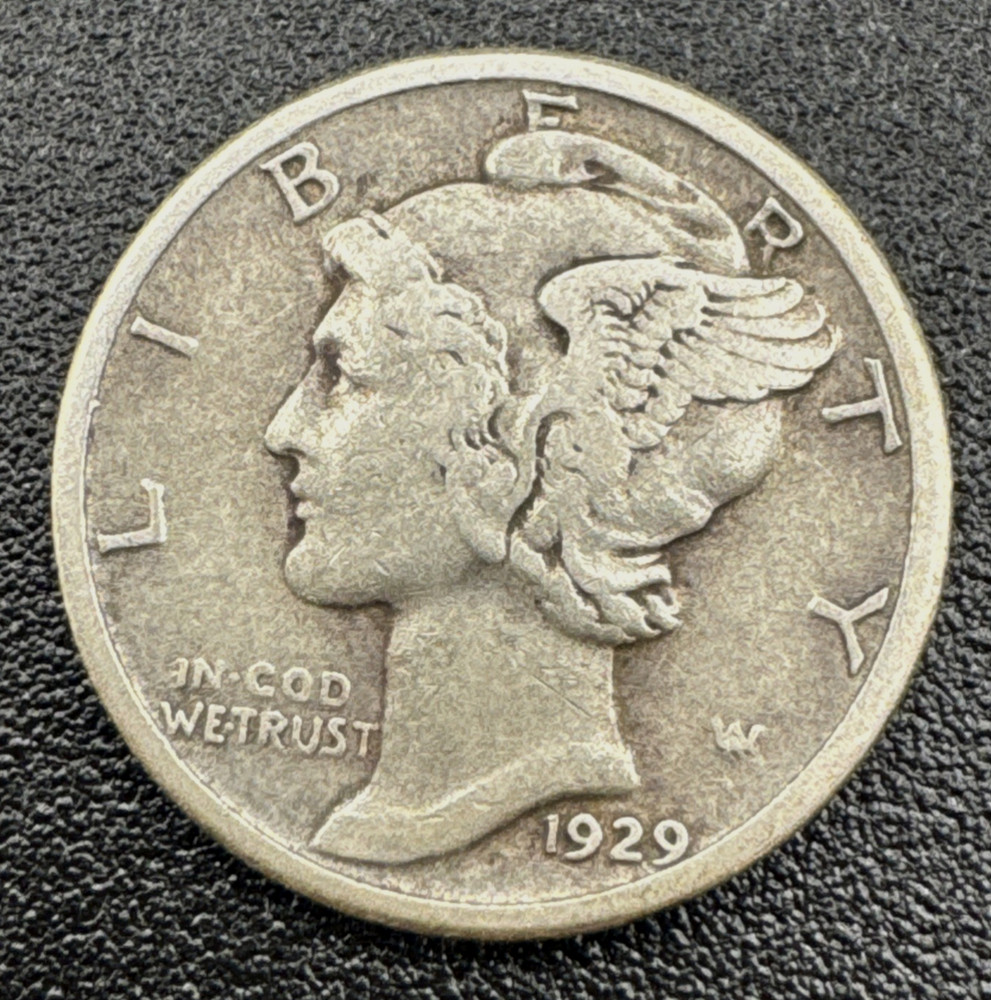 1929  Mercury Dime