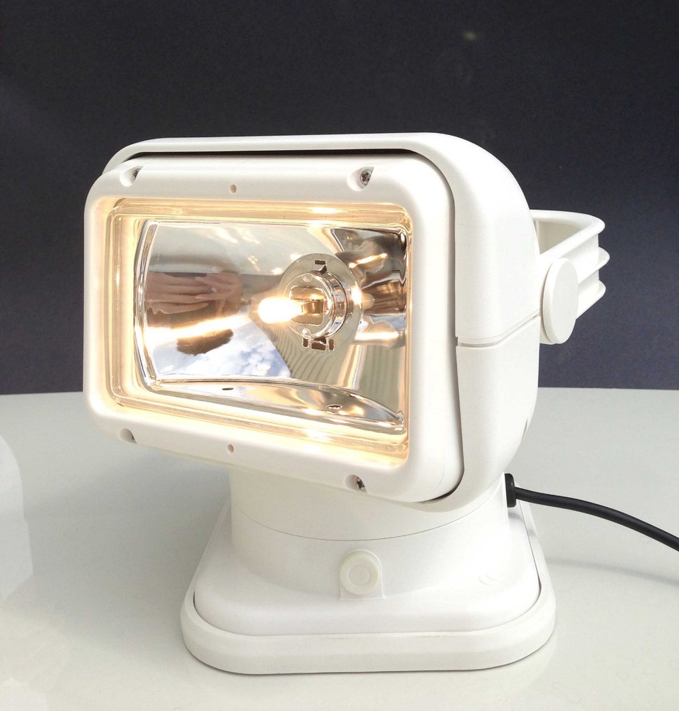 Marine Boar Portable Wireless Remote Halogen Work Spot Light Water Resistant