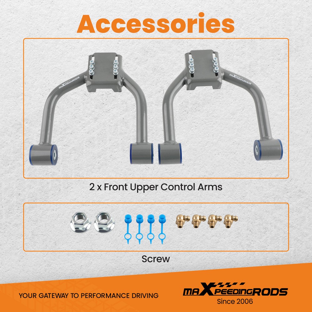 2x Adjustable Front Upper Control Arm Camber Kit For Lexus IS300 2001 2002-2005