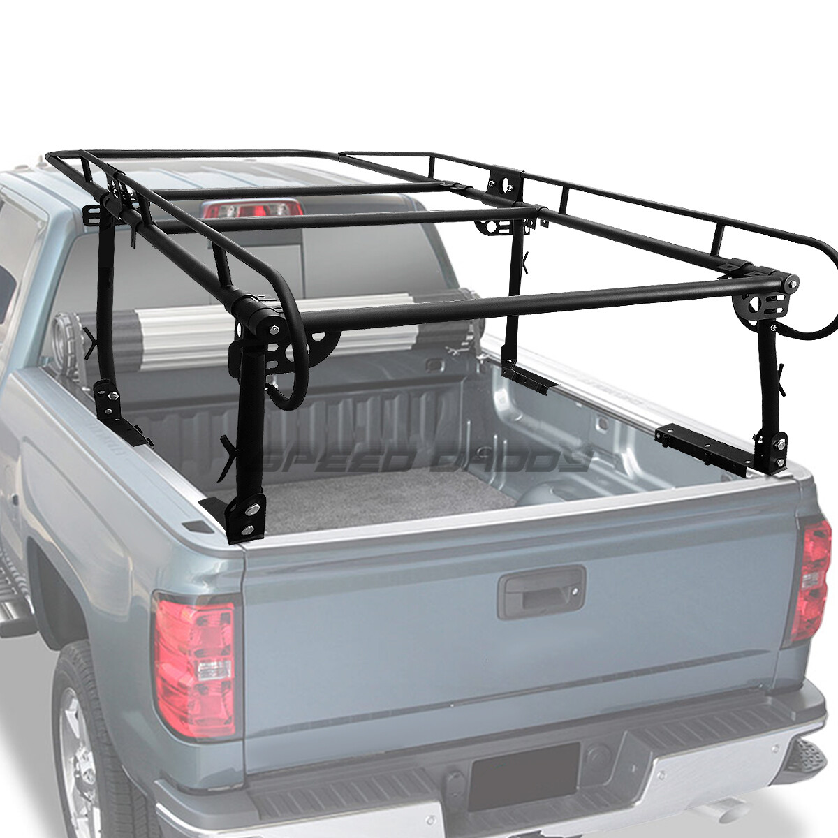 132"X 57" UNIVERSAL PICKUP TRUCK LADDER RACK TRUNK BED OVER CAB CARGO STORAGE