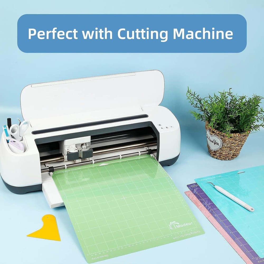 Complete Crafting Solution: 10 Pack 12"x12" Cutting Mats with Protective Film