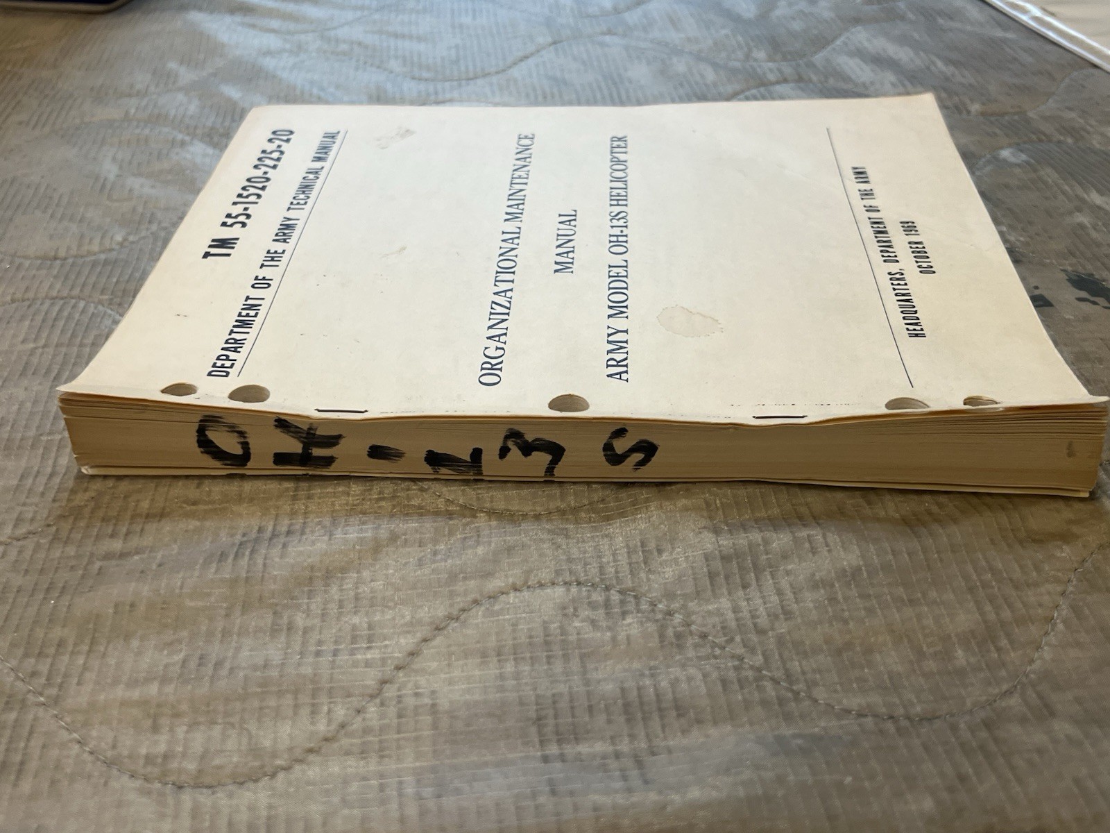 Bell Helicopter OH-13 Sioux Organizational Maintenance Manual - 1969 - Bell 47