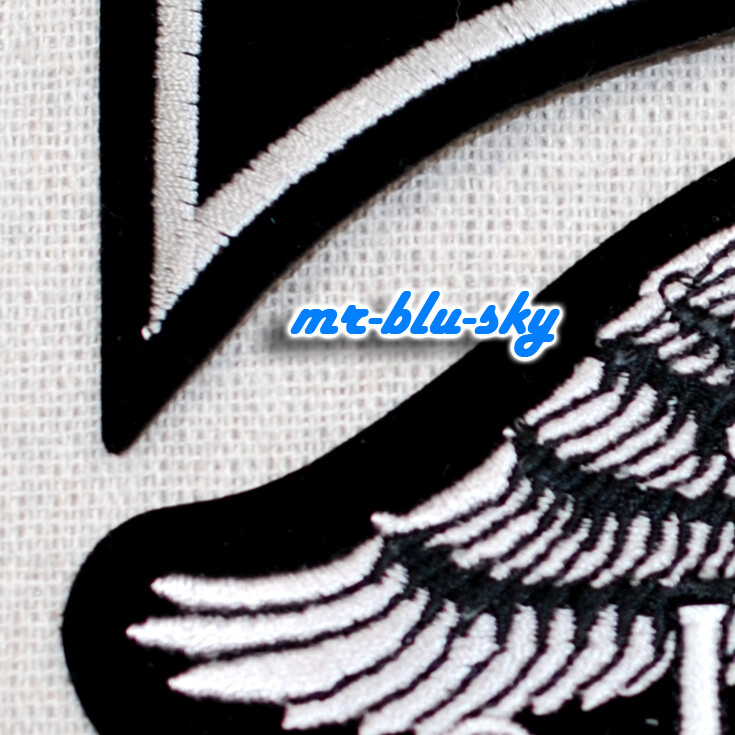 Small Heritage Eagle & Life Member Silver Patch ~ Harley Davidson Owners Group