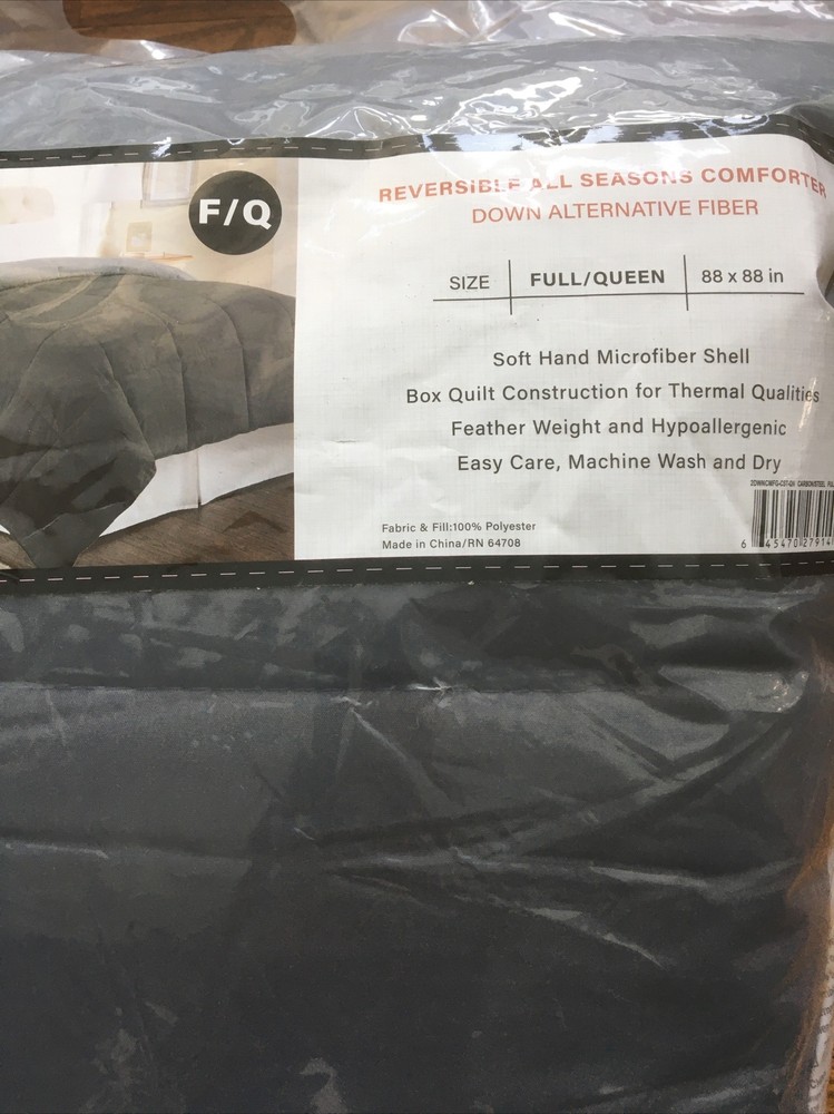 Modern Threads Full / Queen Reversible All-Seasons Down Alternative Comforter