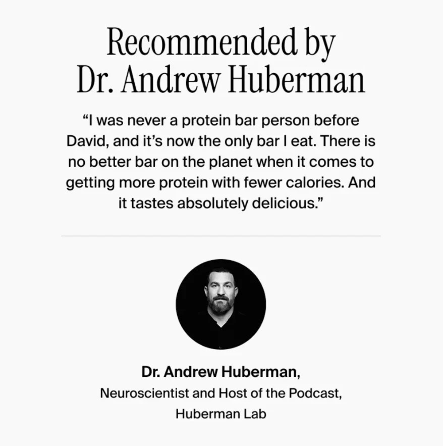 David High Protein Bars, Fudge Brownie Flavor, 28g of Protein, 150 Calories