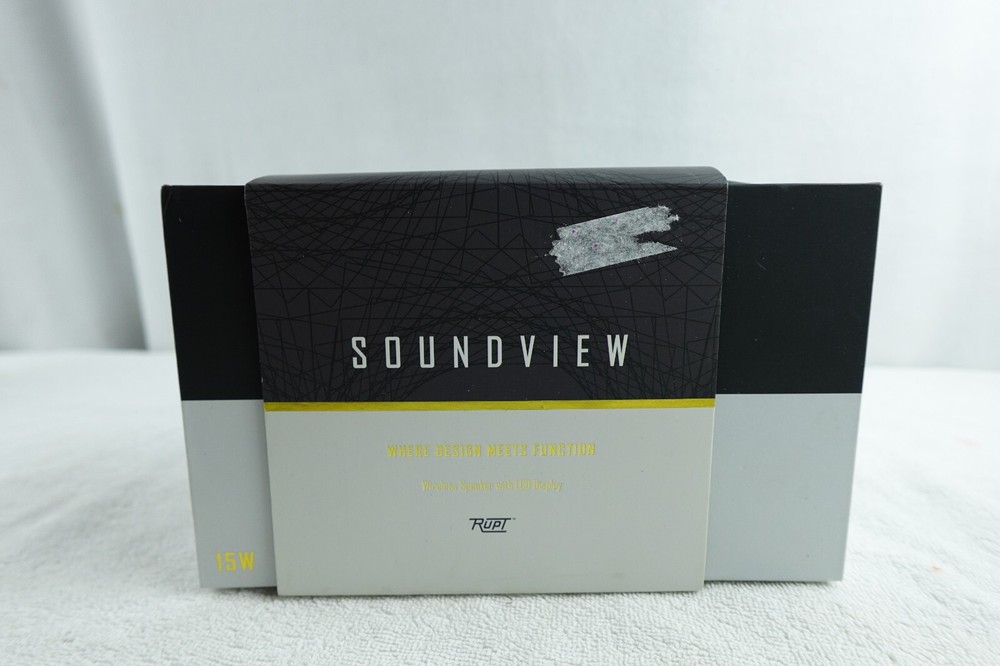 RUPT 15W SOUNDVIEW WIRELESS SPEAKER W/ LCD DISPLAY