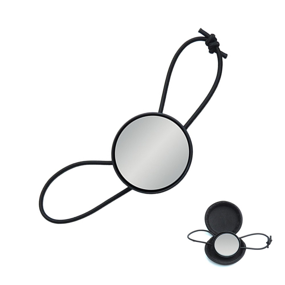 Scuba Diving Wrist Mirror with Elastic Adjustable Strap for Various Wrist Sizes