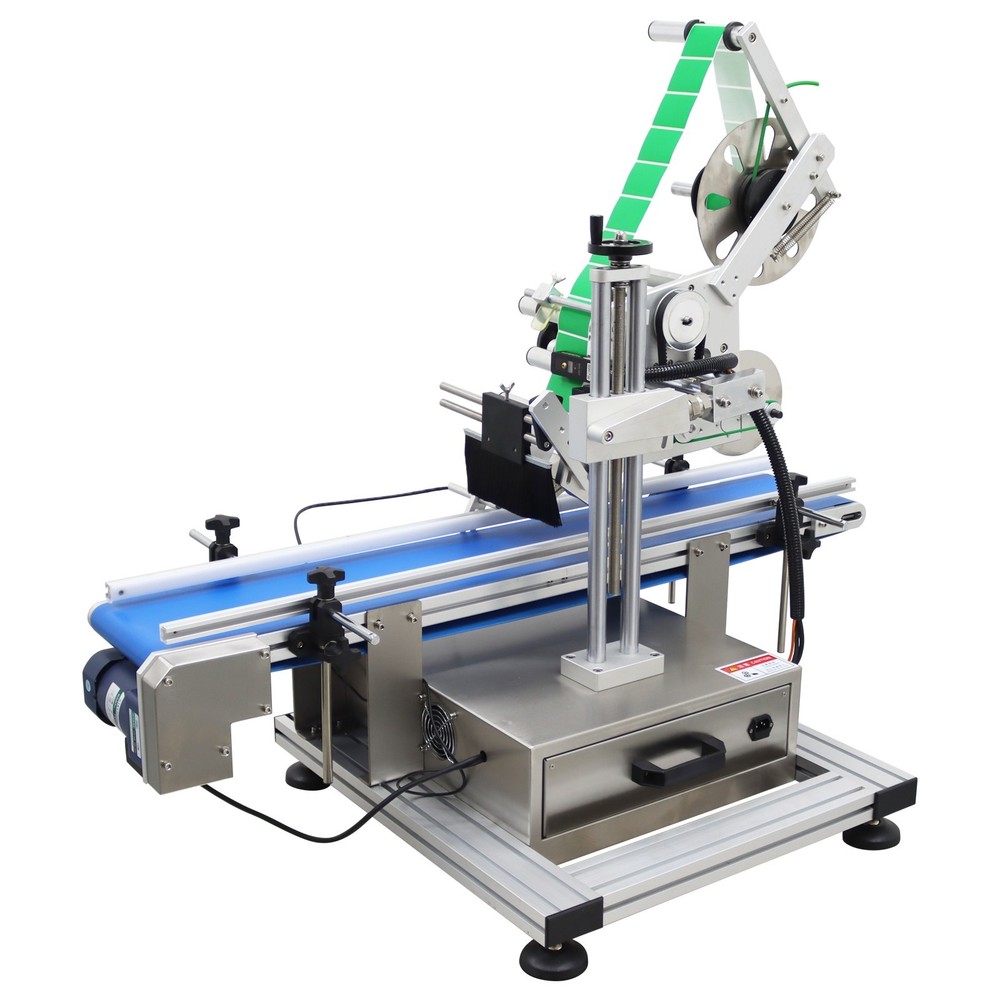 TECHTONGDA Auto Desktop Table Plane Labeling Machine Flat Surface Labeler LT-160