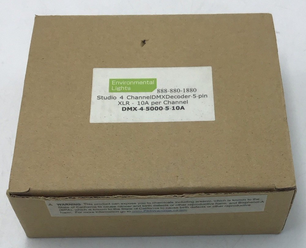 New Studio 4 Channel DMX Decoder DMX-4-5000-5-10A Decoder-Studio RGBX z321