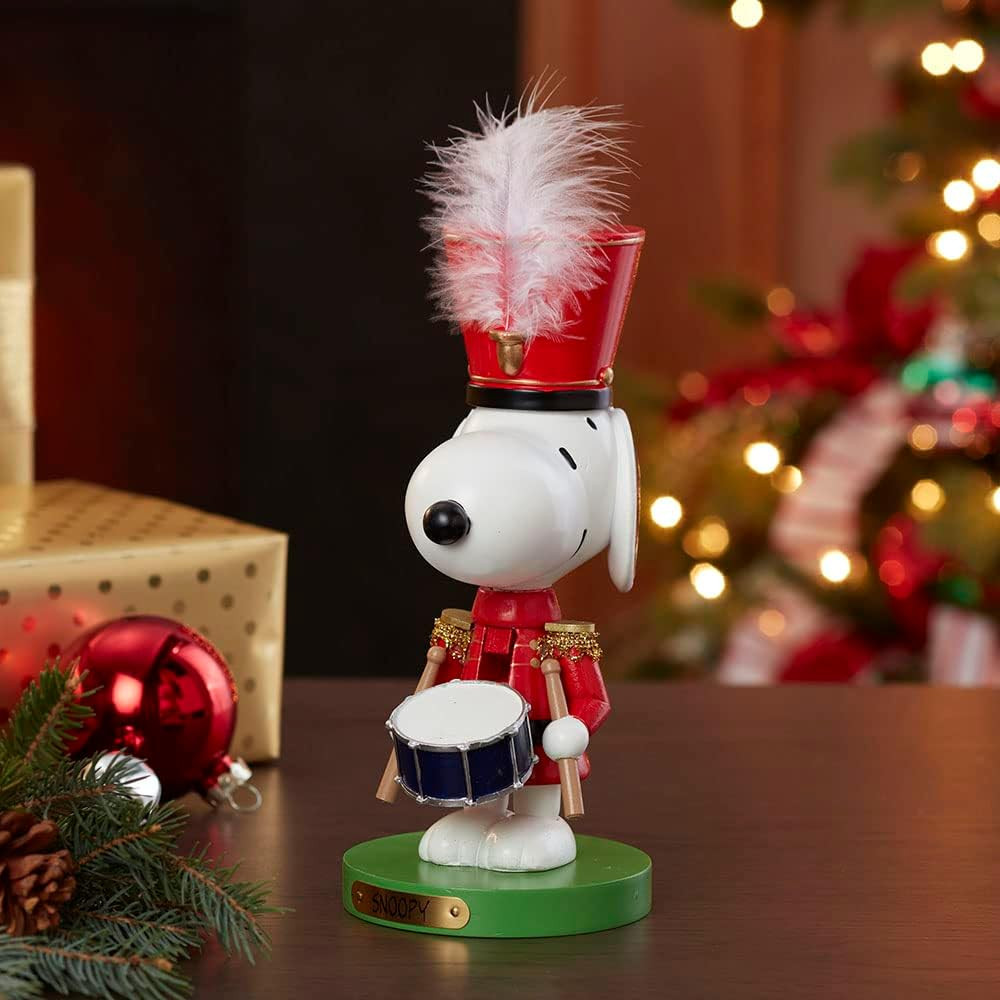 10-Inch Snoopy the Drummer Nutcracker