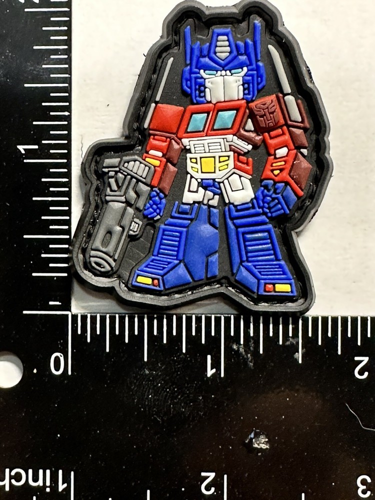 Optimus Prime Transformers pvc rubber morale ranger eye patch Edc