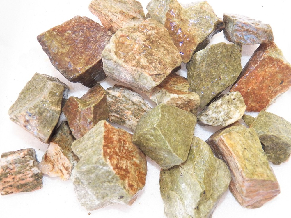 1/2 lb VESUVIANITE Rough Tumbling Rock from India