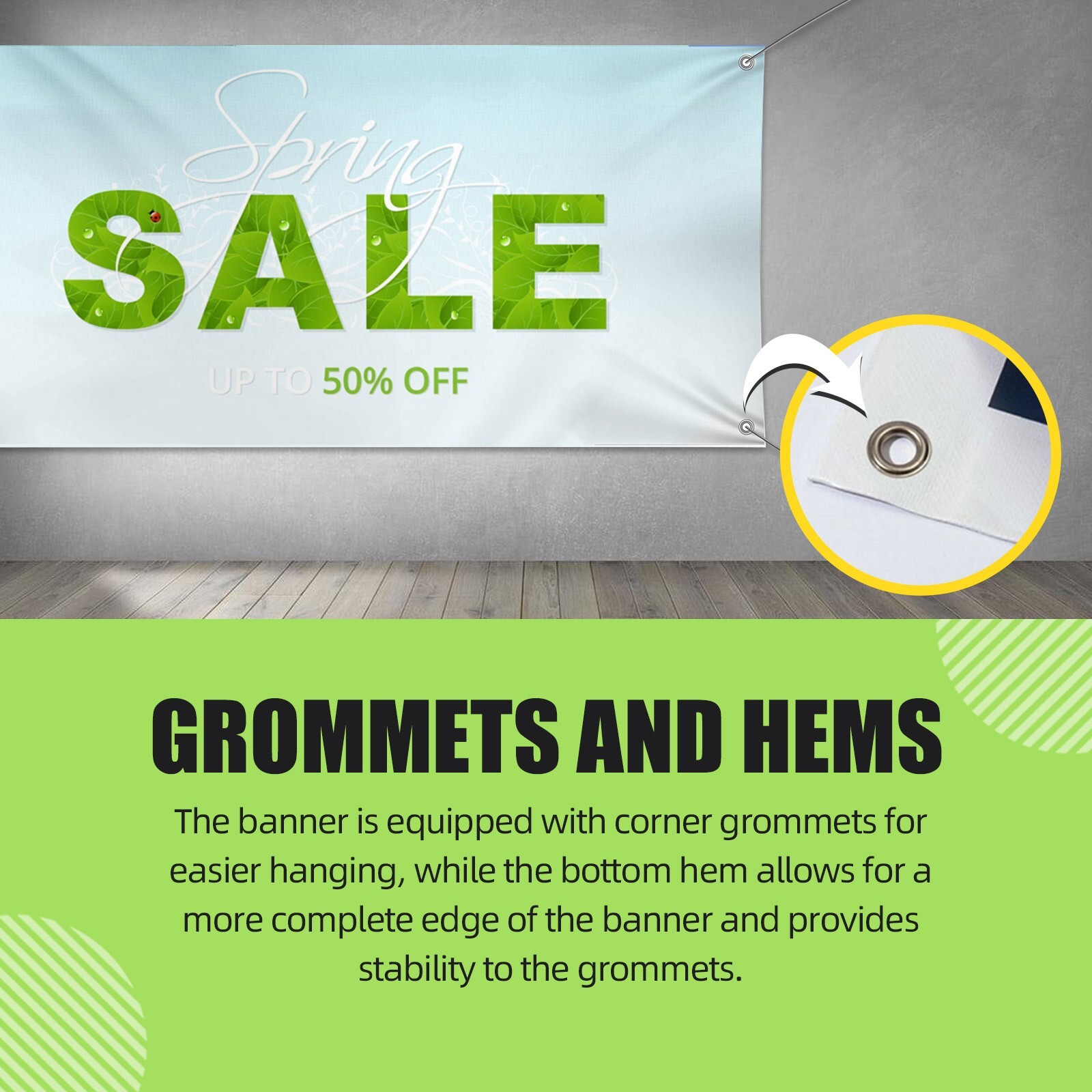 Vinyl Banner Outdoor Custom Printed - Heavy Duty Weatherproof Advertising Signs