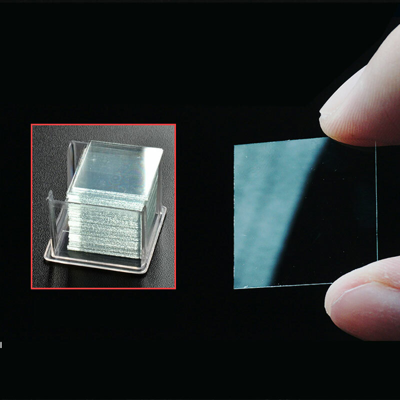 Microscope Accessories 50 BLANK MICROSCOPE SLIDES and 100 SQUARE COVER SLIPS