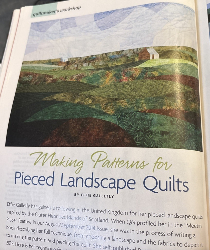 Rare Quilters Newsletter Patterns Febr/March2016